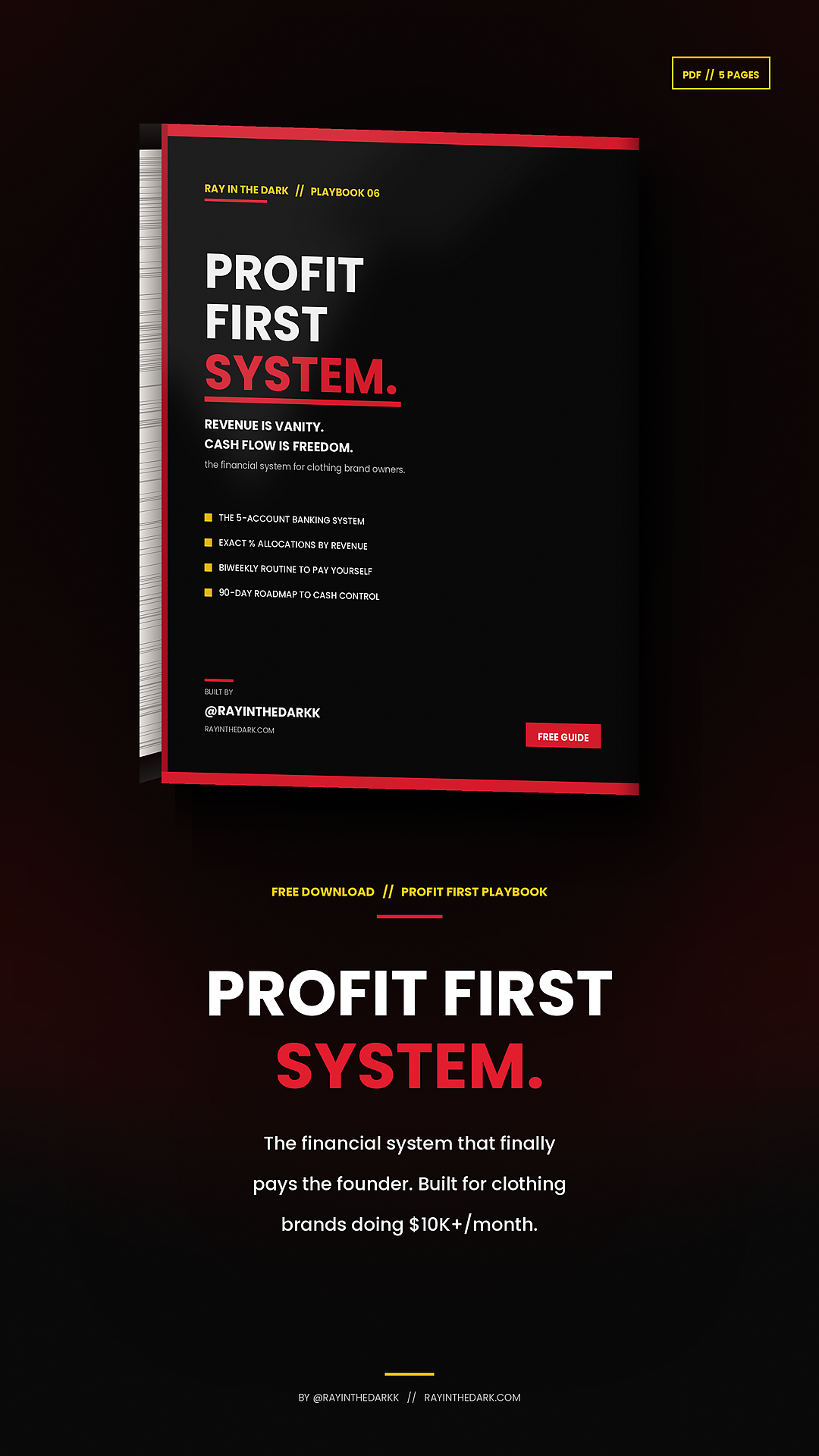 The Financial Playbook for Clothing Brand Owners