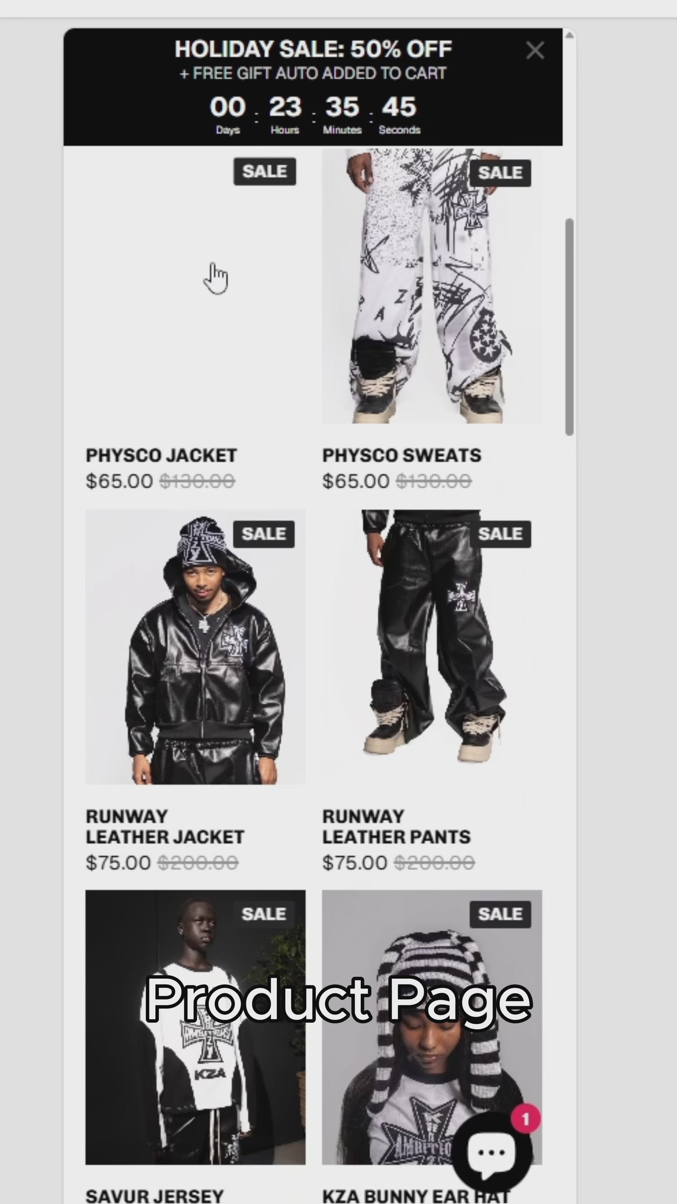 CVR GLITCH PRE-BUILT SHOPIFY THEME