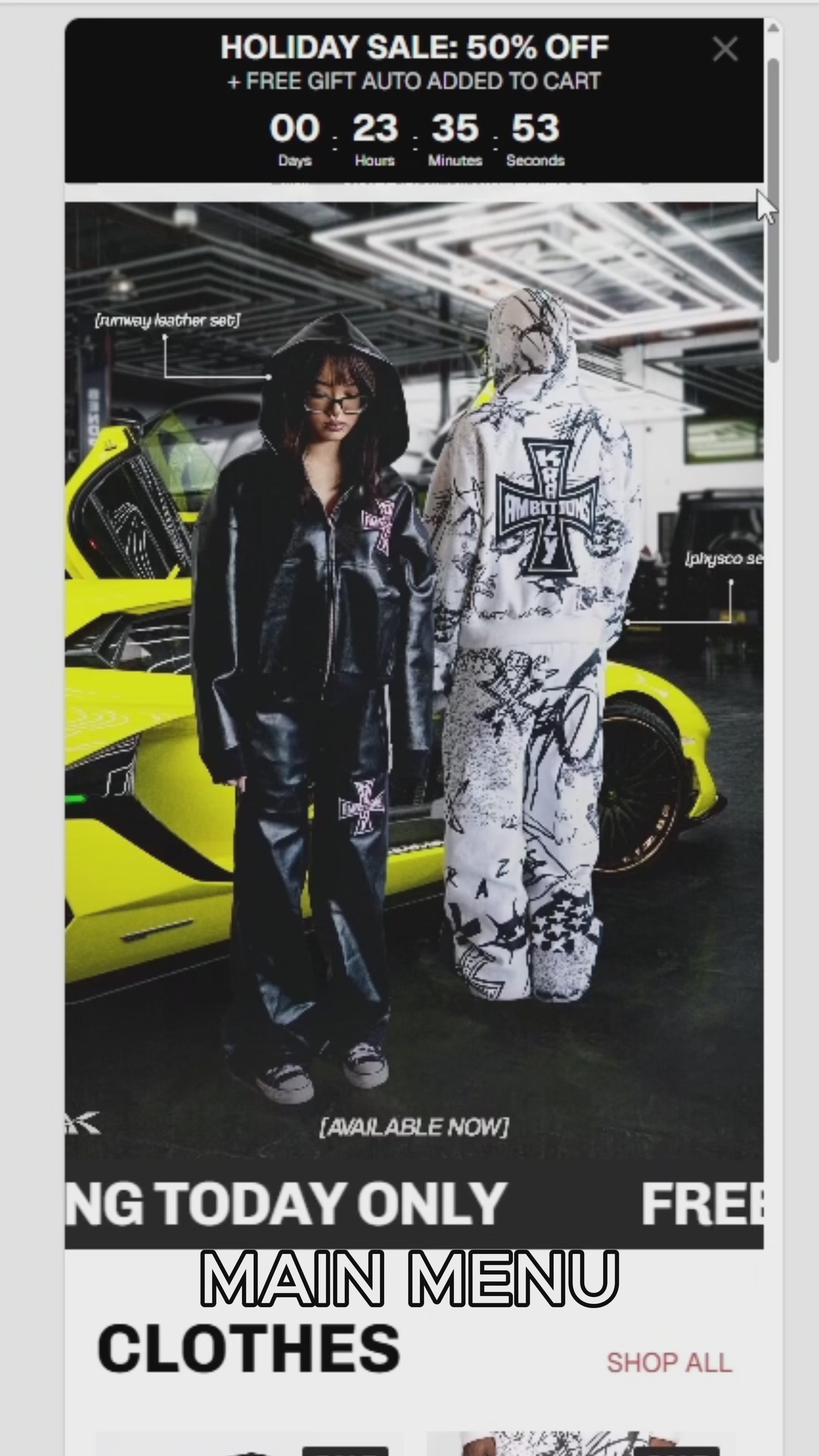 CVR GLITCH PRE-BUILT SHOPIFY THEME